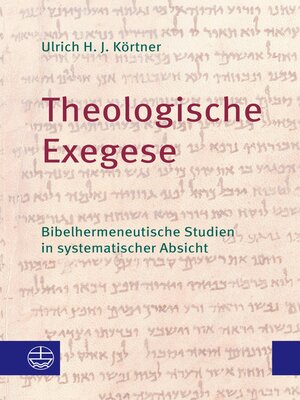 cover image of Theologische Exegese